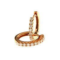 Orecchini Gazzola Girolobo in Oro rosa Diamante FC-OR057#..4.30RLU